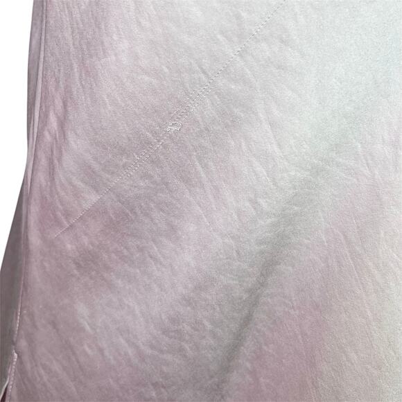 Express pink satin slip dress midi cowl neck sleeveless feminine spring - Picture 7 of 9